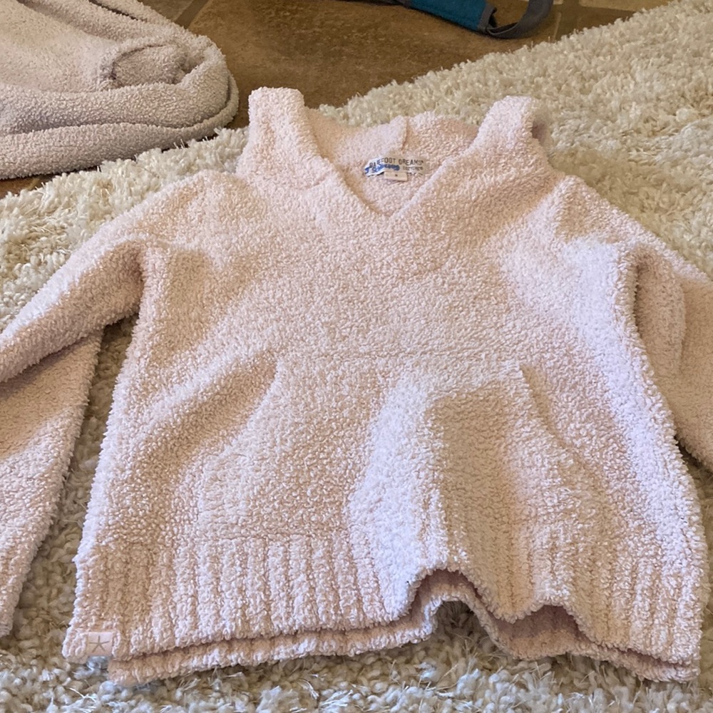 Barefoot Dreams Light Pink hoodie